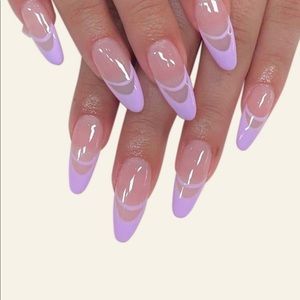 Lavender French press ons 💅🏻